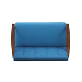 Christopher Knight Home® - Noble House - Hetel Mid-Century Modern Settee, Navy Blue