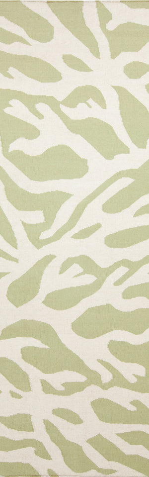 Surya Boardwalk 2'6" X 8' Handmade Coastal-inspired Wool Rug - Durable, Charming, Beachy Decor Accent! Ivory Wool Bdw4001-268