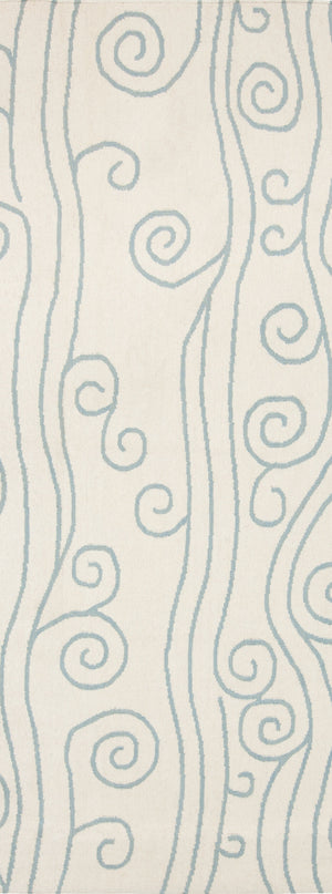 Surya Boardwalk 2'6" X 8' Handmade Coastal-inspired Wool Rug - Durable, Charming, Beachy Decor Accent! Ivory Wool Bdw4005-268