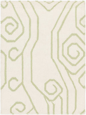 Surya Boardwalk 2'6" X 8' Handmade Coastal-inspired Wool Rug - Durable, Charming, Beachy Decor Accent! Ivory Wool Bdw4006-23