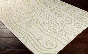 Surya Boardwalk 2'6" X 8' Handmade Coastal-inspired Wool Rug - Durable, Charming, Beachy Decor Accent! Ivory Wool Bdw4006-811