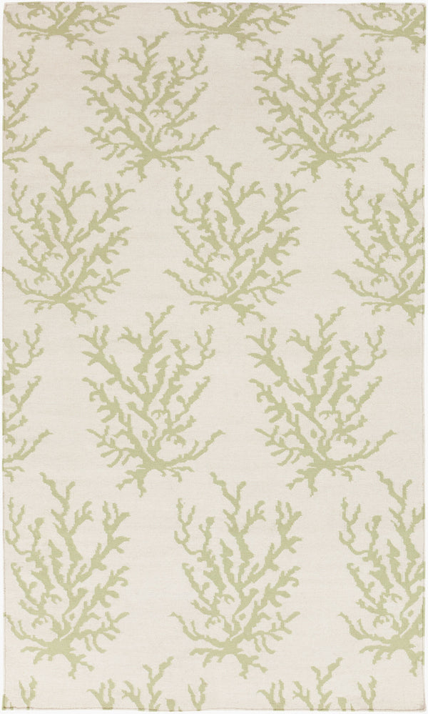 Surya Boardwalk 2'6" X 8' Handmade Coastal-inspired Wool Rug - Durable, Charming, Beachy Decor Accent! Ivory Wool Bdw4008-811