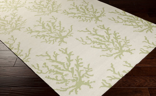 Surya Boardwalk 2'6" X 8' Handmade Coastal-inspired Wool Rug - Durable, Charming, Beachy Decor Accent! Ivory Wool Bdw4008-268