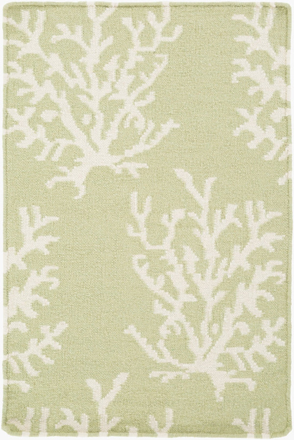 Surya Boardwalk 2'6" X 8' Handmade Coastal-inspired Wool Rug - Durable, Charming, Beachy Decor Accent! Ivory Wool Bdw4009-3353