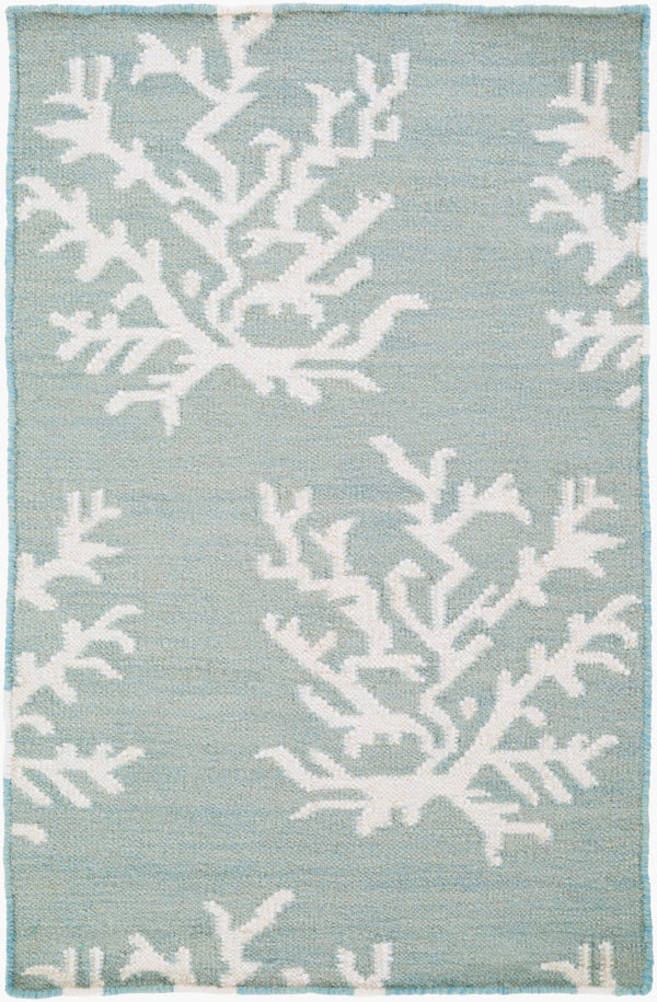 Surya Boardwalk 2'6" X 8' Handmade Coastal-inspired Wool Rug - Durable, Charming, Beachy Decor Accent! Ivory Wool Bdw4010-23