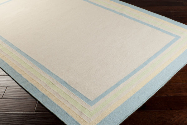 Surya Boardwalk 2'6" X 8' Handmade Coastal-inspired Wool Rug - Durable, Charming, Beachy Decor Accent! Ivory Wool Bdw4023-268