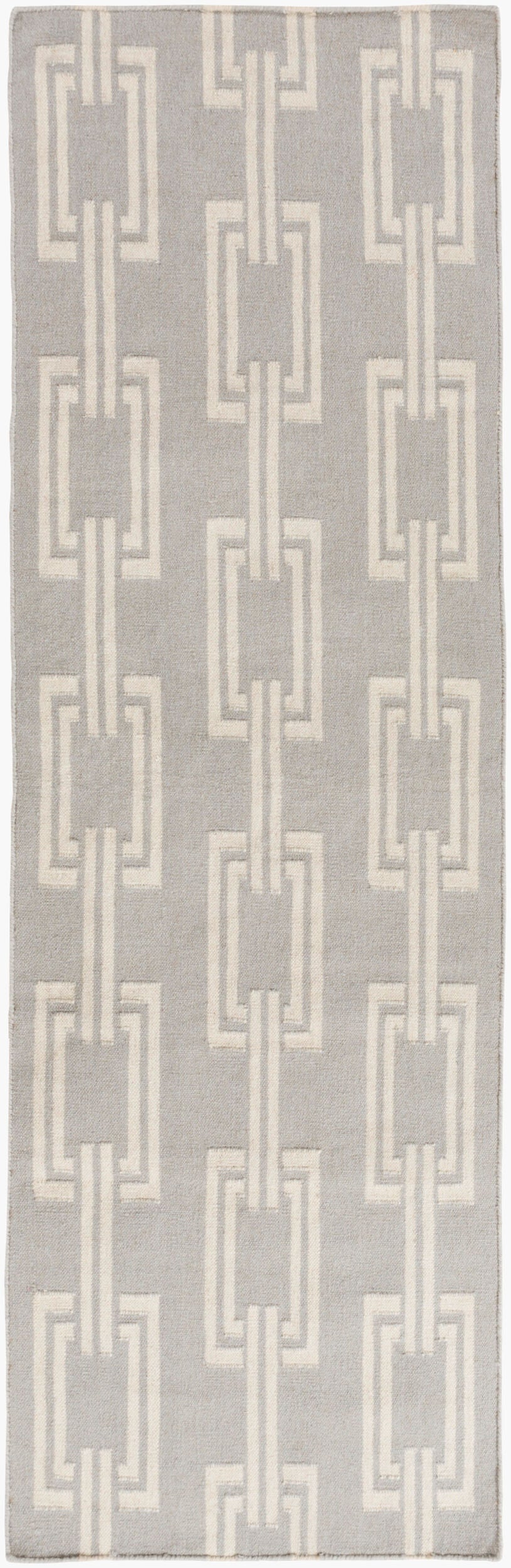 Surya Boardwalk 2'6" X 8' Handmade Coastal-inspired Wool Rug - Durable, Charming, Beachy Decor Accent! Ivory Wool Bdw4039-268