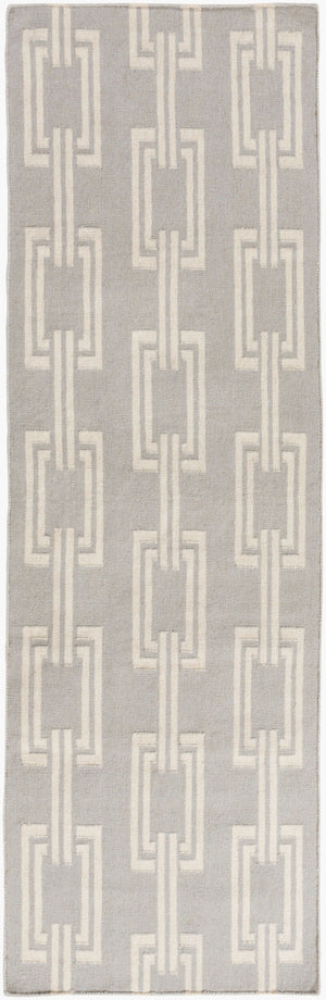 Surya Boardwalk 2'6" X 8' Handmade Coastal-inspired Wool Rug - Durable, Charming, Beachy Decor Accent! Ivory Wool Bdw4039-268