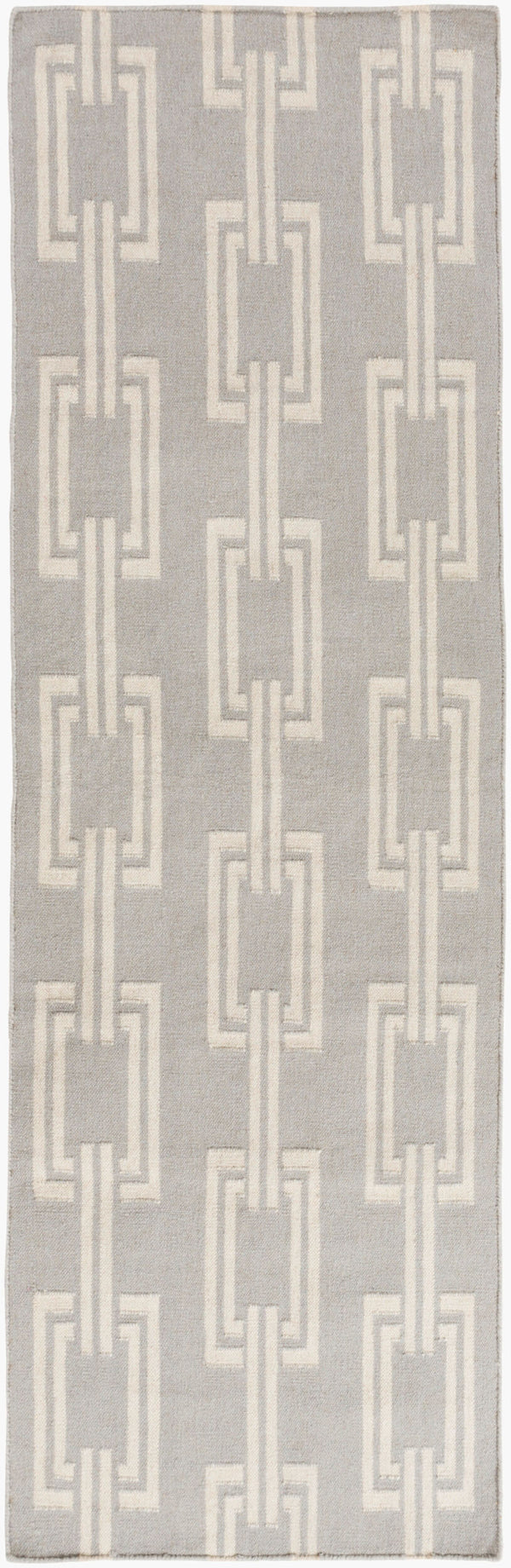 Surya Boardwalk 2'6" X 8' Handmade Coastal-inspired Wool Rug - Durable, Charming, Beachy Decor Accent! Ivory Wool Bdw4039-268