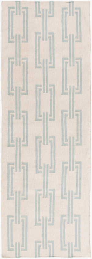 Surya Boardwalk 2'6" X 8' Handmade Coastal-inspired Wool Rug - Durable, Charming, Beachy Decor Accent! Beige Wool Bdw4041-268