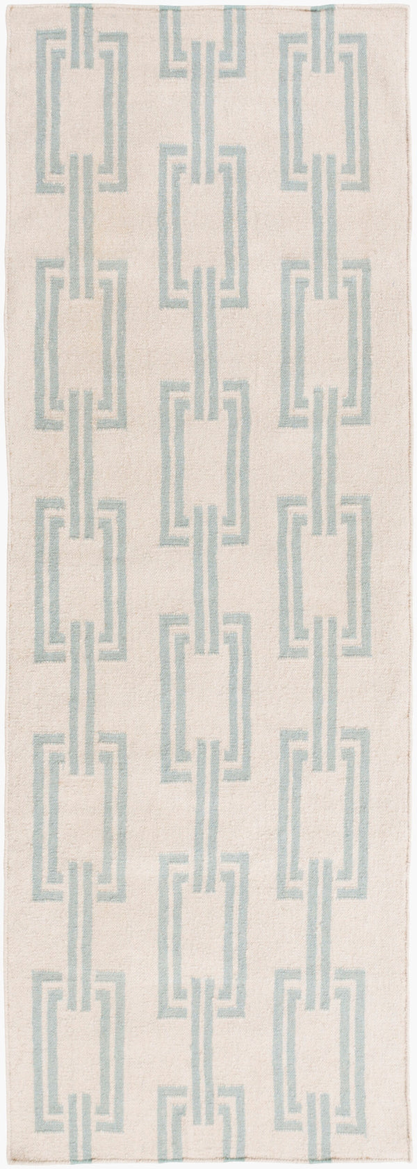 Surya Boardwalk 2'6" X 8' Handmade Coastal-inspired Wool Rug - Durable, Charming, Beachy Decor Accent! Beige Wool Bdw4041-268