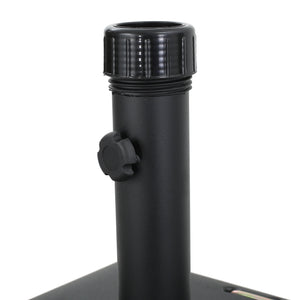 English Elm Christopher Knight Home® - WHEELIE Concrete Umbrella Base Square with Stainless Steel Handle, Fits Up to 11ft Umbrellas, Durable Black 60453.00