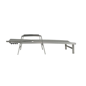English Elm Christopher Knight Home® - Oxton Chaise Lounge – Durable Outdoor Seating With Breathable Mesh & Timeless Bungalow Style In Grey N775P210069G