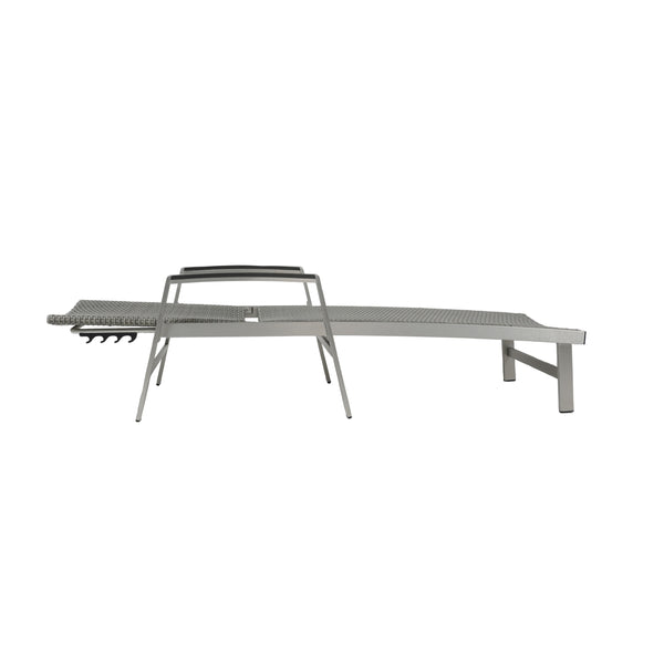 English Elm Christopher Knight Home® - Oxton Chaise Lounge – Durable Outdoor Seating With Breathable Mesh & Timeless Bungalow Style In Grey N775P210069G
