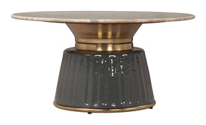 Zuo Modern Glasa Coffee Table Multicolor - Chic Modern Design With High-quality Marble, Mdf, And Iron Finish Multicolor Natural Marble,Mdf,Iron 110626-zuo-modern