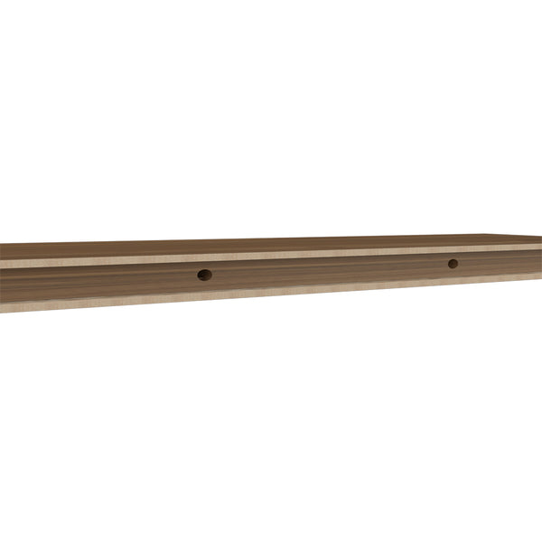 English Elm Floating Shelf Dallas Mahogany - Set of 2 Engineered Wood Wall Shelves 32" x 10.6" Sleek Space-Saving Decor B092P238706