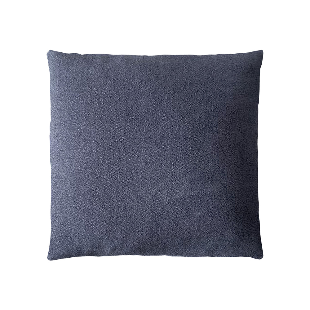 JLA Home Chapel Hill - Solid Chapel Hill Harper Square Solid Pillow 20x20 Navy Accent Throw Pillow Plush Feather-Blend Support CH30-0035