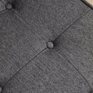 English Elm The dark gray modular linen sofa with solid wood frame — customizable, durable, Nordic style, perfect for small spaces W3612P395723