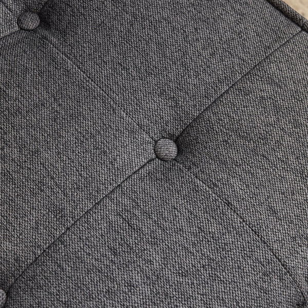 English Elm The dark gray modular linen sofa with solid wood frame — customizable, durable, Nordic style, perfect for small spaces W3612P395723