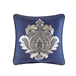 English Elm 6 Piece Reversible Daybed Cover Set with Quilted Stitch Texture, Antimicrobial Protection, Cottage Charm Navy 17.72 L x 15.75 W x 8.66 H B03597505