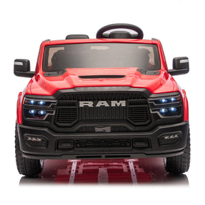 English Elm 24v Dodge Ram 2500 Licensed Kids Electric Truck Two Seat Ride on with Remote W1578P305907