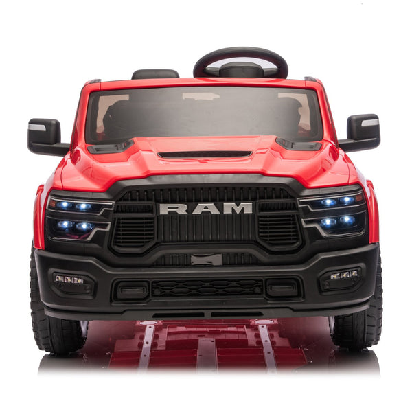 English Elm 24v Dodge Ram 2500 Licensed Kids Electric Truck Two Seat Ride on with Remote W1578P305907