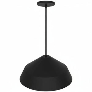 English Elm 22 Inch Matte Black Dimmable Led Pendant Etched Glass Diffuser for Dining Rooms B370P399325