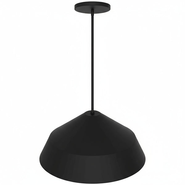English Elm 22 Inch Matte Black Dimmable Led Pendant Etched Glass Diffuser for Dining Rooms B370P399325