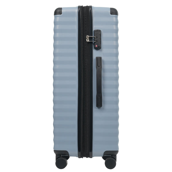 English Elm Luggage 5 Piece Abs Hardshell Travel Set with Usb Port Spinner Wheels and Tsa Lock Sky Blue N732P265290C