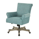 OSP Home Furnishings Megan Office Chair Turquoise