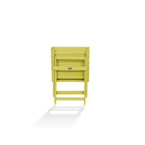 English Elm Seaview Recycled Hdpe Outdoor Folding Side Table Uv Resistant Patio Deck Use Yellow B2745P409722