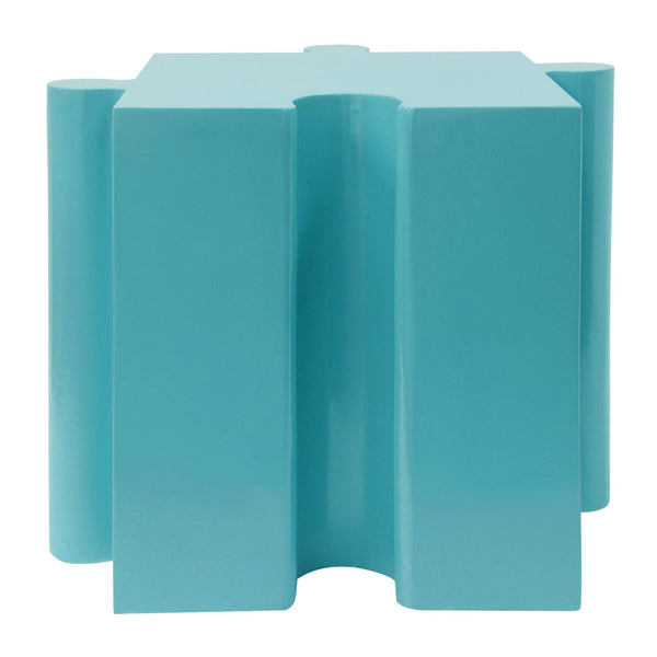 English Elm Christopher Knight Home® - Puzzle Art Side Table - Modular Light Blue Mgo Design For Indoor & Outdoor Custom Layouts, Versatile! N770P347931L