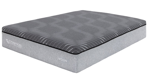 English Elm Moon- Queen Hybrid Mattress Graphite Memory Foam Pocketed Coils Medium Feel Sleep B342P315687