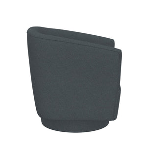 English Elm Wallace & Bay - Blue Swivel Accent Chair - Contemporary Midnight Blue Design For Stylish Comfort & Versatile Use B361P384448-GIGA