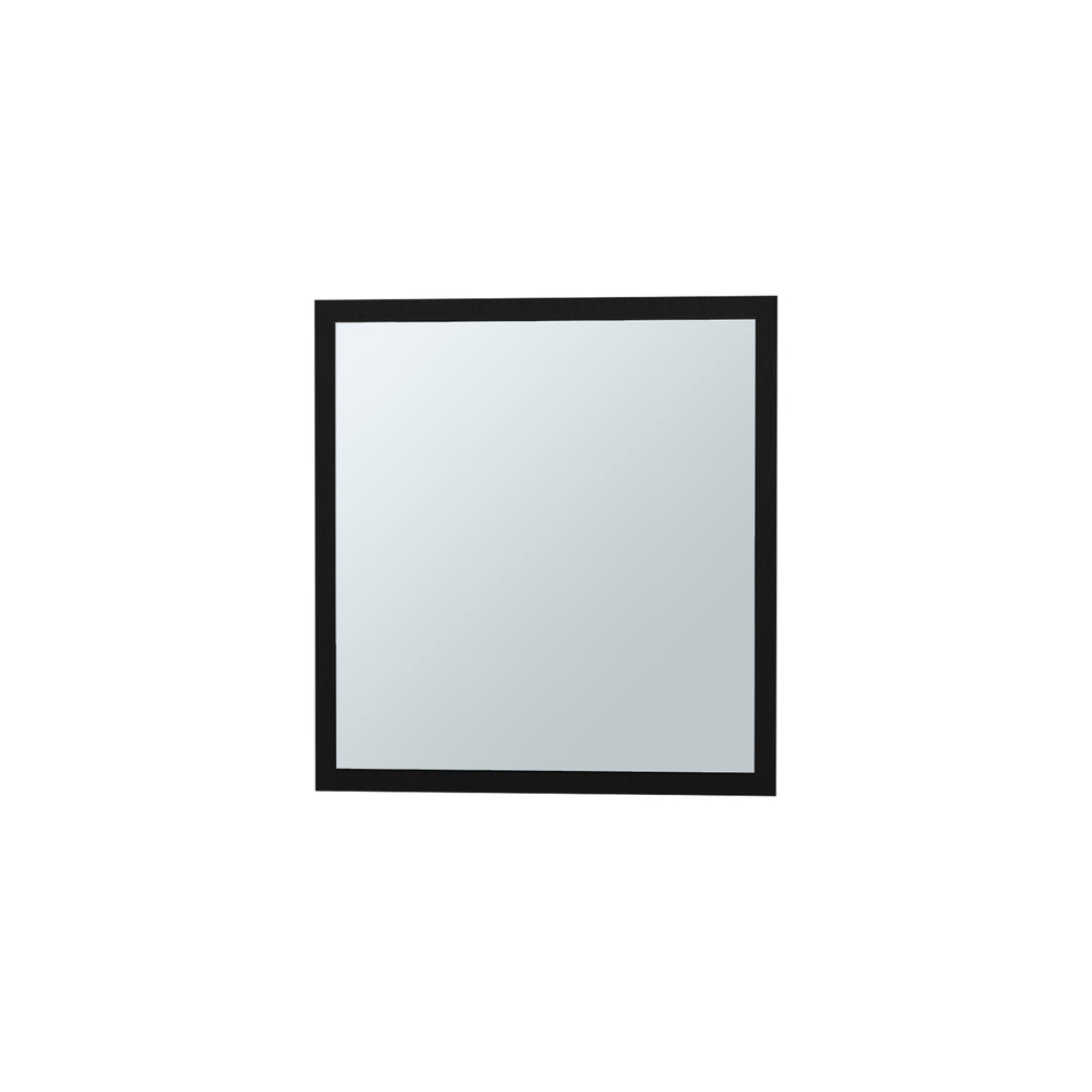 English Elm Duma Mirrored Medicine Cabinet 21.1" H x 19.7" W with Four Adjustable Shelves, Towel Rack & Easy Mounting Black 27.2 L x 24.9 W x 4.4 H B200P240245