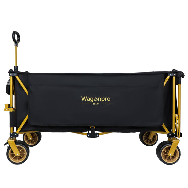 English Elm 67-1/2in Heavy Duty Beach Wagon All-terrain Wheels Foldable Tailgate 480lb Capacity W2932P349287