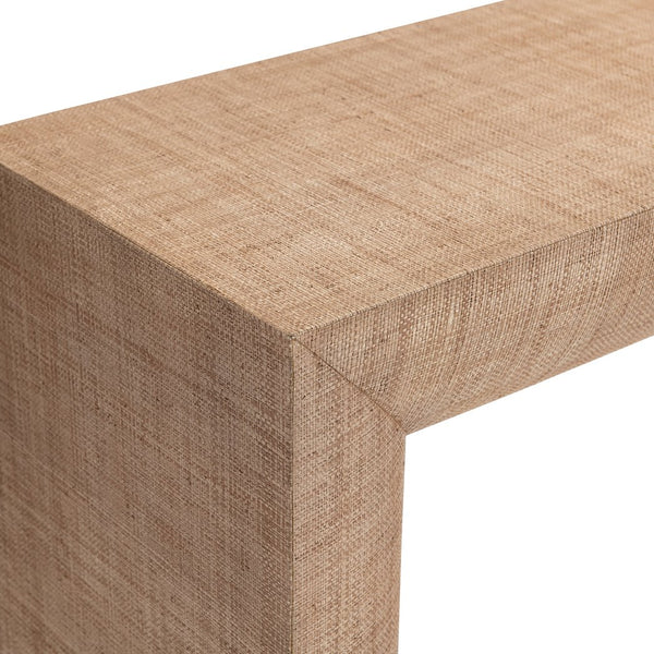Bernhardt Bernhardt Brasea Hand Woven Raffia Console Table for Entryway or Living Room 394912