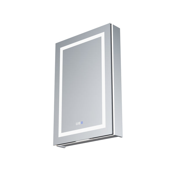 English Elm Smart Led Medicine Cabinet with Anti-fog Mirror Gfci Outlet Dimming Bathroom Storage W637P382875