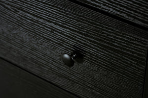 English Elm Modern 10-Drawer Dresser in Black — Sleek Waterproof Finish, Spacious Storage, Sturdy Engineered Board Elegance W1785P324404