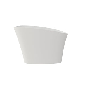 English Elm 51 Inch Freestanding Stone Resin Soaking Tub Matte Spa Basin Thermal Insulated T3785P353967