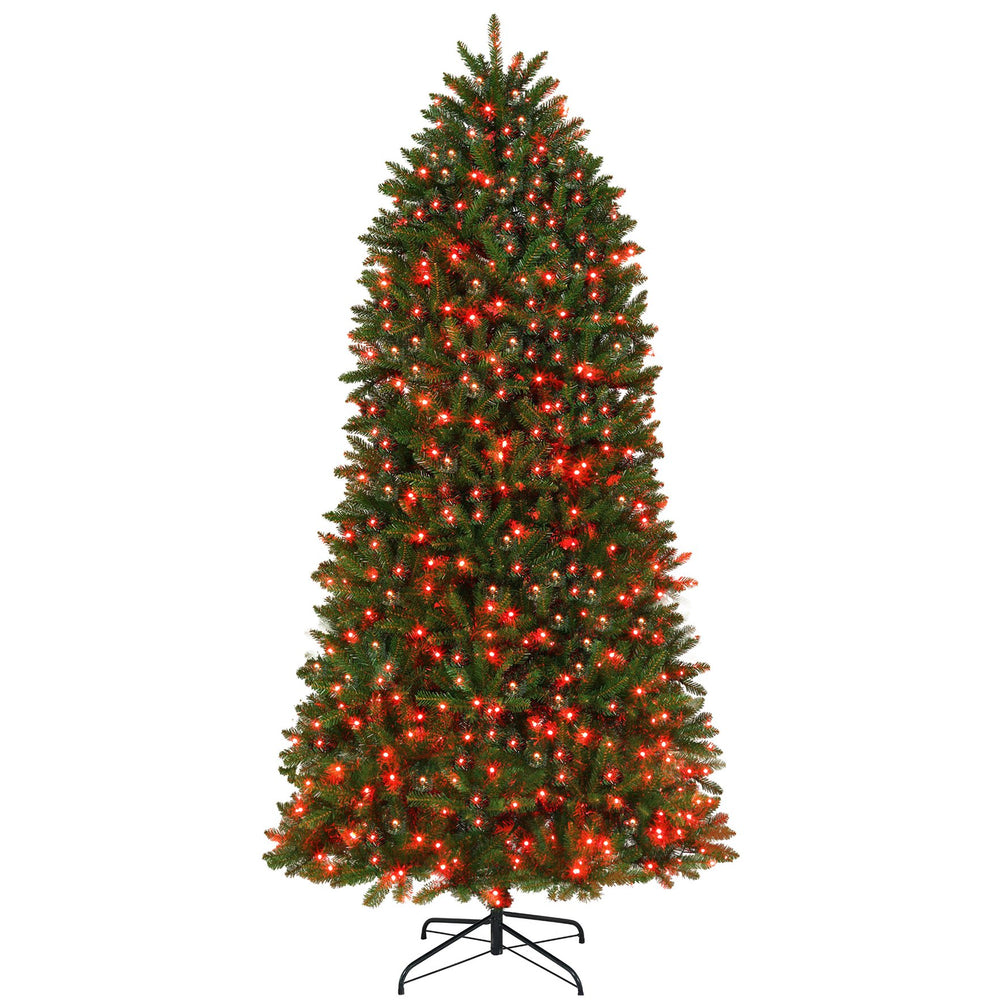 English Elm 9ft Prelit Bell Shaped Christmas Tree with 1004 Full Spectrum Leds and Music Sync T3971P412431