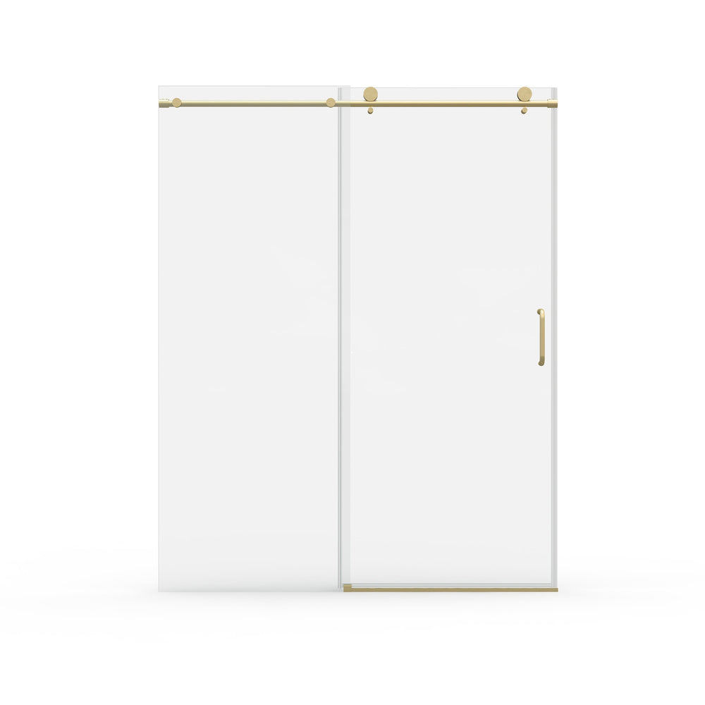 English Elm 25d06 Shower Door Hardware Kit with Handle Rollers Brackets and Anti-jump Knobs Brushed Gold W1573P416178
