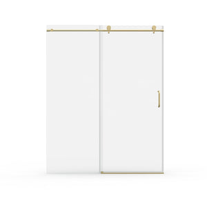 English Elm 25d06 Shower Door Hardware Kit with Handle Rollers Brackets and Anti-jump Knobs Brushed Gold W1573P416178