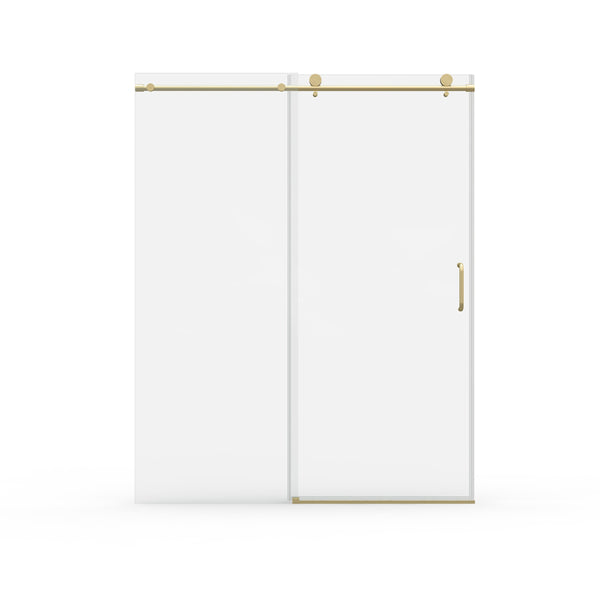 English Elm 25d06 Shower Door Hardware Kit with Handle Rollers Brackets and Anti-jump Knobs Brushed Gold W1573P416178