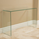 Christopher Knight Home® - Noble House - Cadyn Clear 12Mm Tempered Glass Console Table