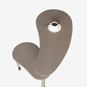 English Elm Contemporary rotatable cocktail table with 360° swivel top, sintered stone & MDF surface, space-saving design Dark Brown W2899P372753