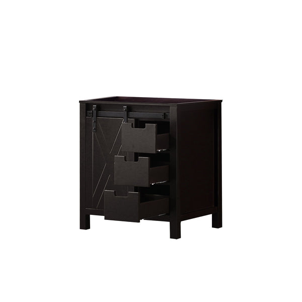 English Elm Brown Bath Vanity - 30 In. W X 22 In. D, Elegant Solid Wood Design With Soft-Close Drawers & Storage B2731P260005