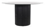 Izola Dining Table White & Black 110140 Zuo Modern