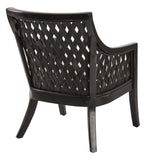 OSP Home Furnishings Plantation Lounge Chair Black