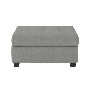 English Elm Aston Tufted Microfiber Storage Ottoman with Lift Top for Living Room Seating B056P416901